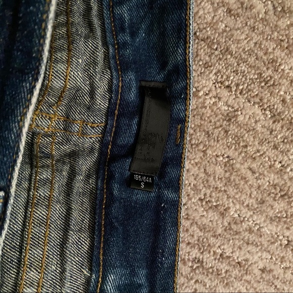 Huang Shu Chi Sz Small Bejeweled Denim Mini Skirt - Picture 4 of 4